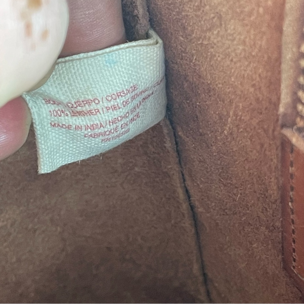 Lucky Brand Dylan Leather Tote in Tobacco - Picture 15 of 17